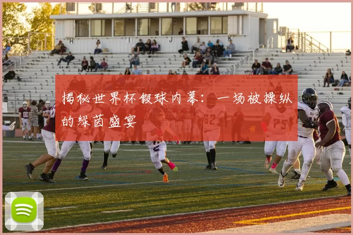 揭秘世界杯假球内幕：一场被操纵的绿茵盛宴
