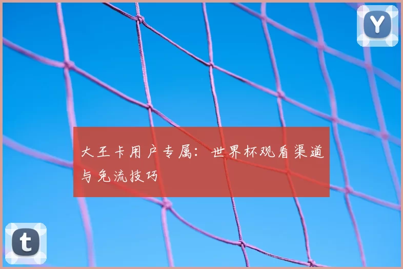 大王卡用户专属：世界杯观看渠道与免流技巧